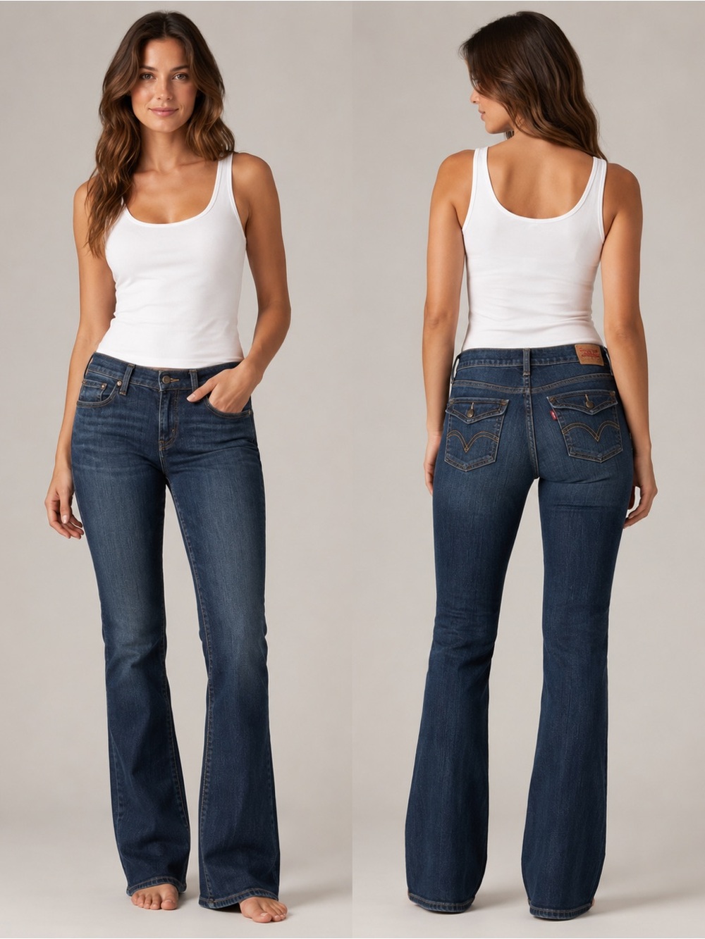 🩷. 560. Levi’s Women’s Dark Wash Bootcut Jeans